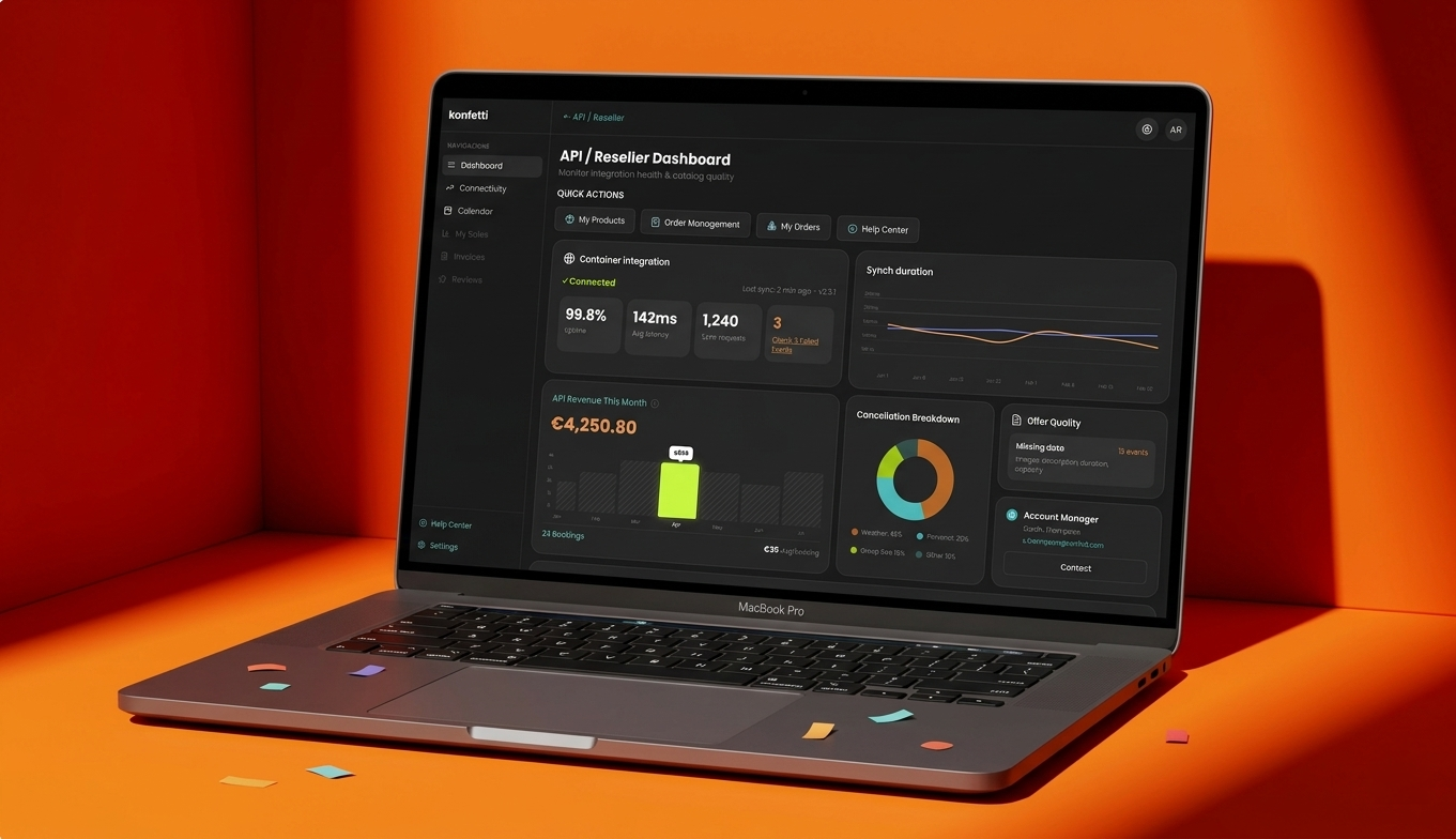 B2B Dashboard mockup